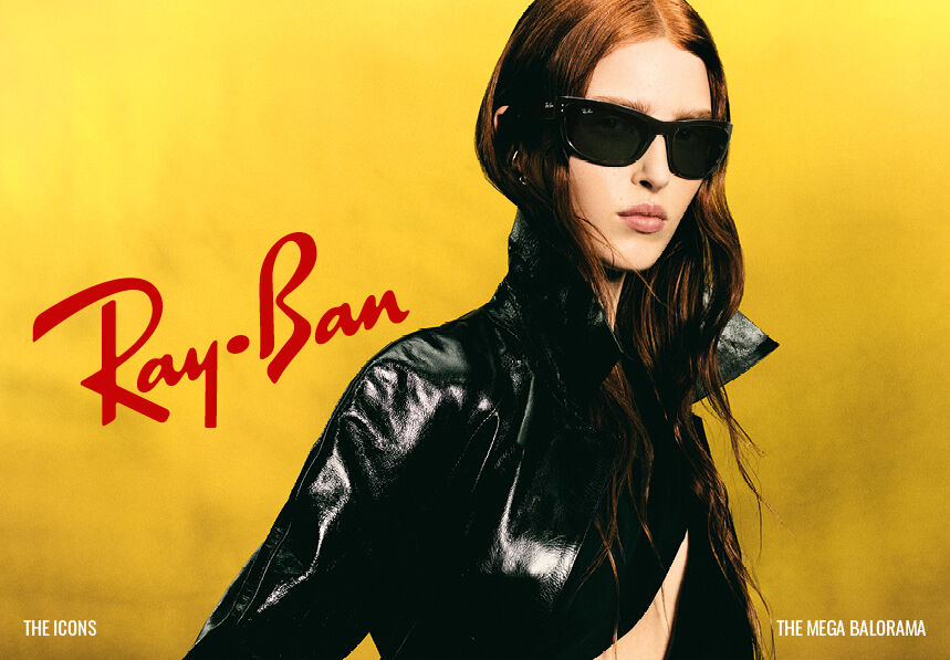 Ray-ban-aurinkolasit naisen kasvoilla